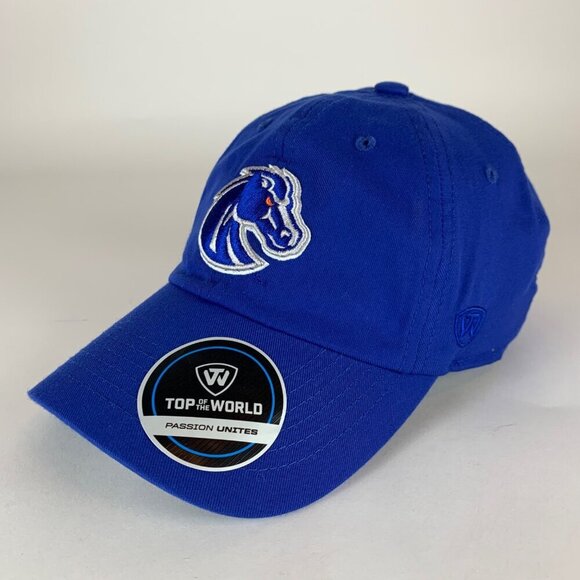 Boise State Broncos NCAA Blue Top of the World Relaxed Fit Hat - Picture 1 of 5